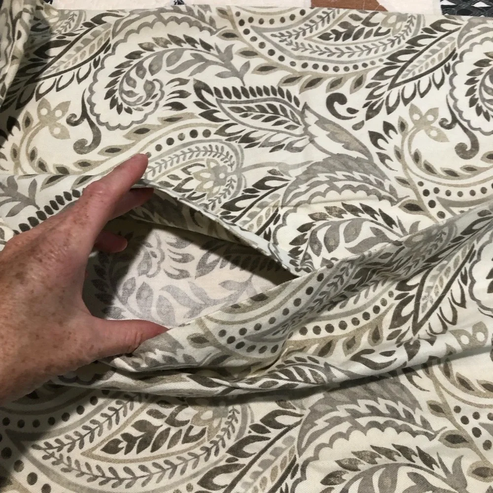 Paisley pillow sham